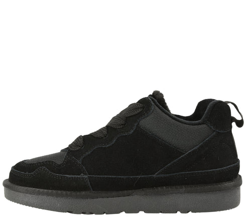 Pantofi sport, dama, ANNA VIOTTI, D114-PK2690 negru, piele intoarsa